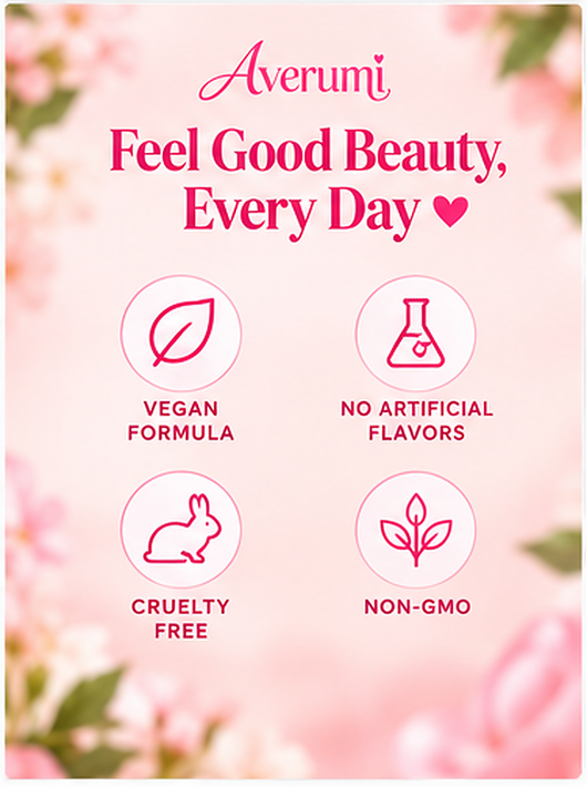 Averumi Hair Bloom | Biotin Beauty Gummies for Hair, Skin & Nails